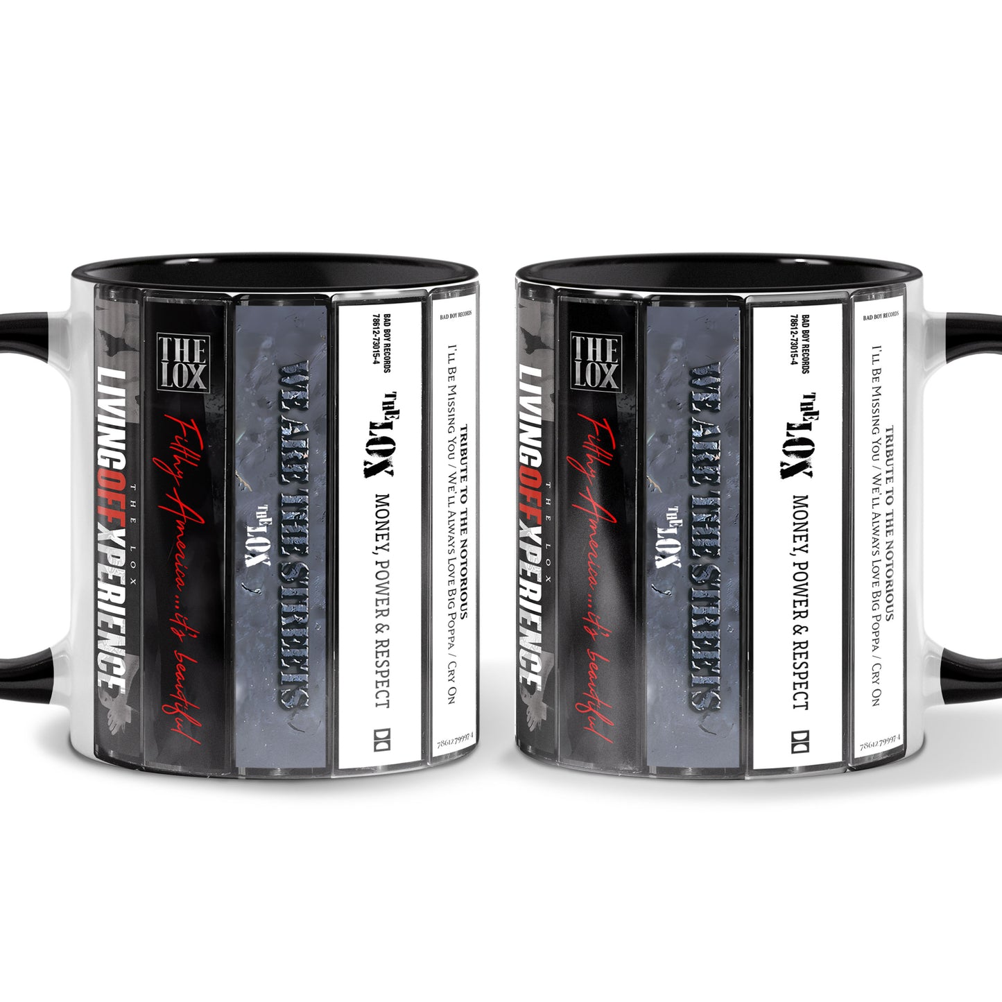 The Lox Albums Cassette Collection Retro Accent Mug
