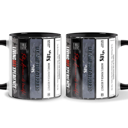 The Lox Albums Cassette Collection Retro Accent Mug
