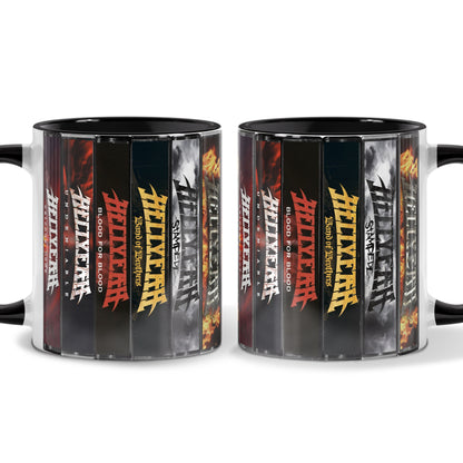Hellyeah Albums Cassette Collection Retro Accent Mug