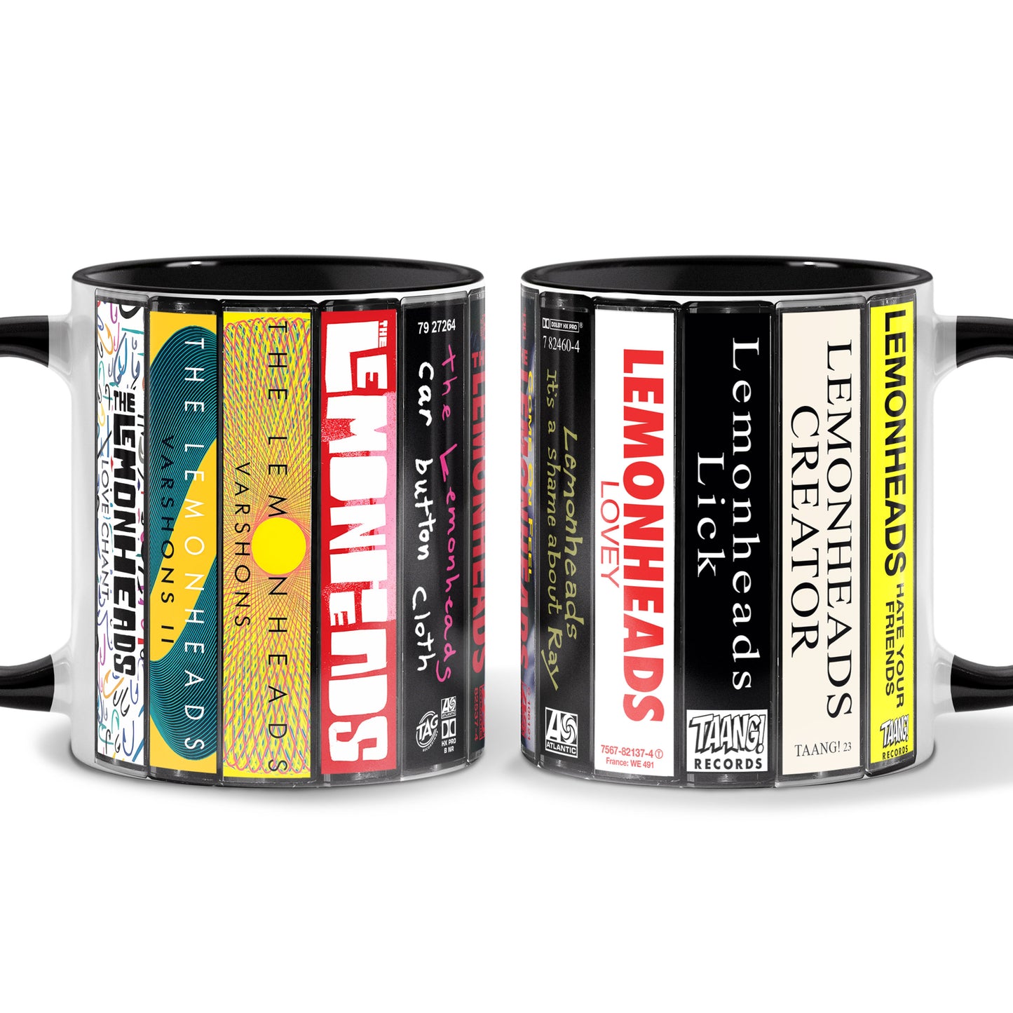 The Lemonheads Albums Cassette Collection Retro Accent Mug