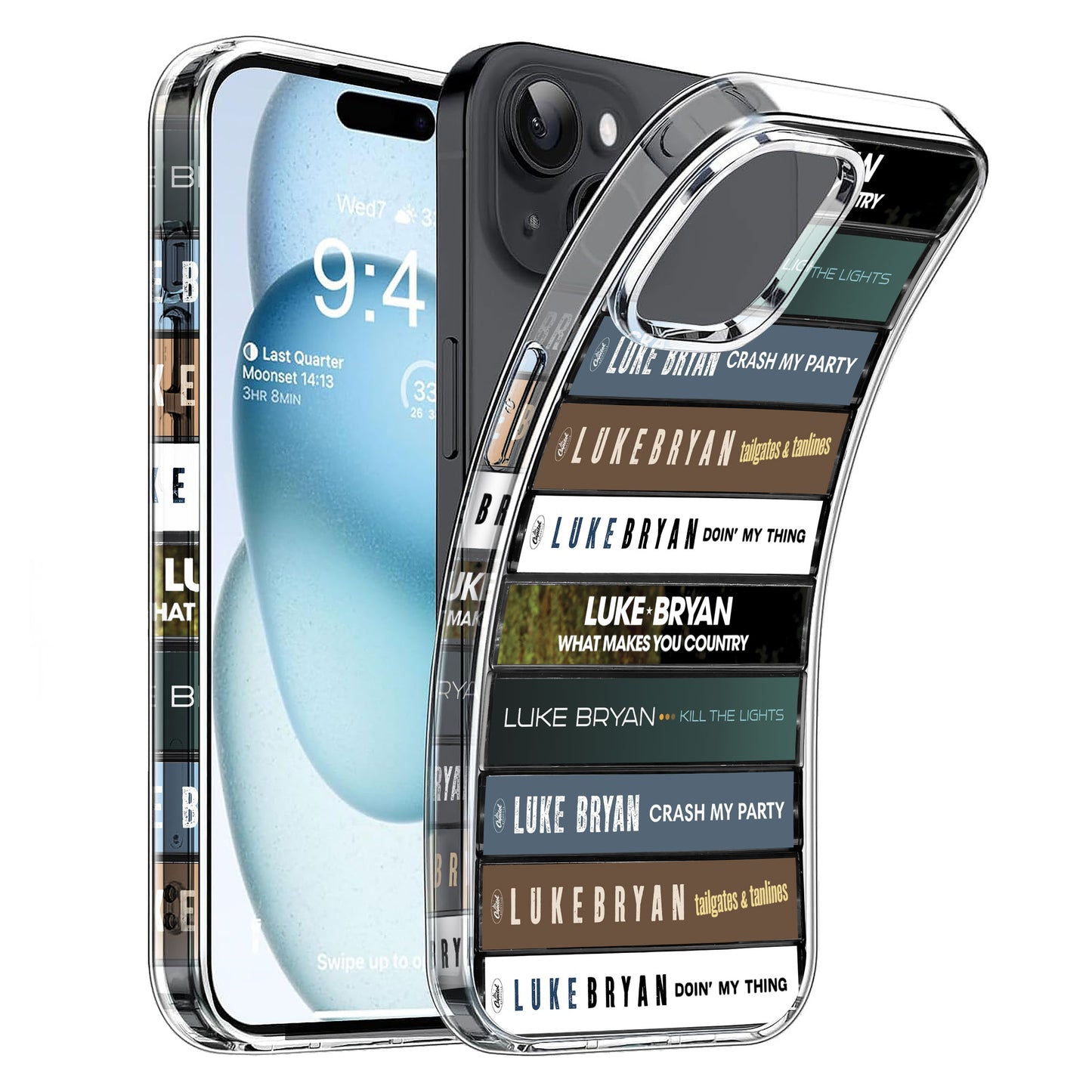 Luke Bryan Albums Cassette Collection Retro Phone Case