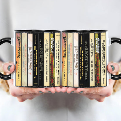 Blackberry Smoke Albums Cassette Collection Retro Accent Mug