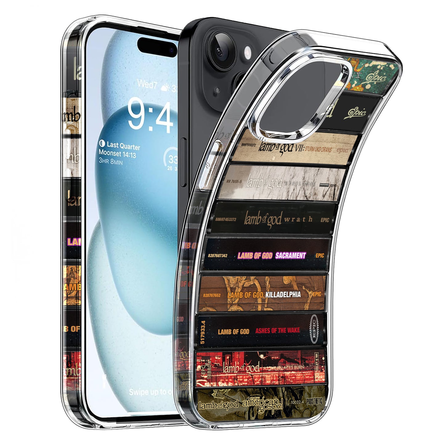Lamb of God Albums Cassette Collection Retro Phone Case