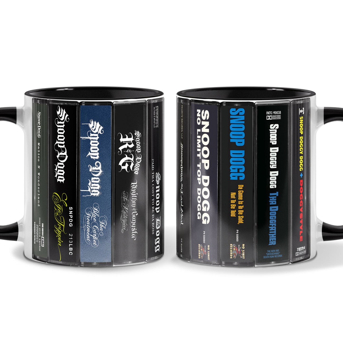 Snoop Dogg Albums Cassette Collection Retro Accent Mug