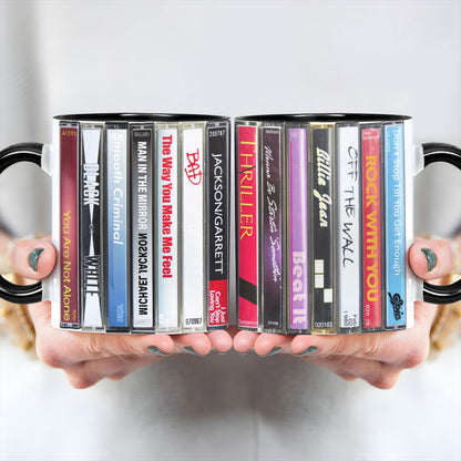 Michael Jackson Music Cassette Retro Collection Accent Mug