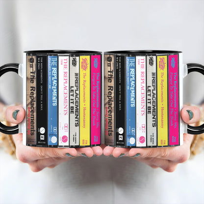 The Replacements Albums Cassette Collection Retro Accent Mug