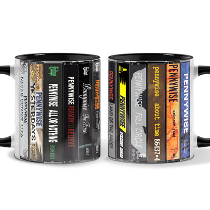 Pennywise Albums Cassette Collection Retro Accent Mug