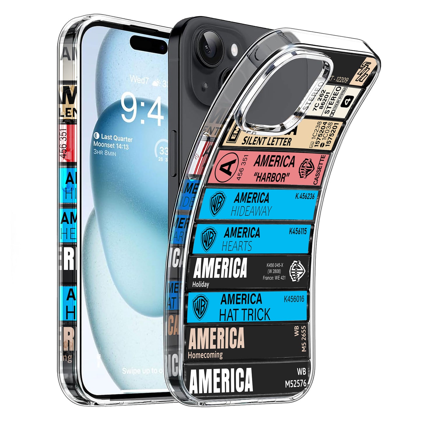 America Albums Cassette Collection Retro Phone Case