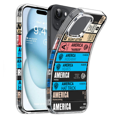 America Albums Cassette Collection Retro Phone Case