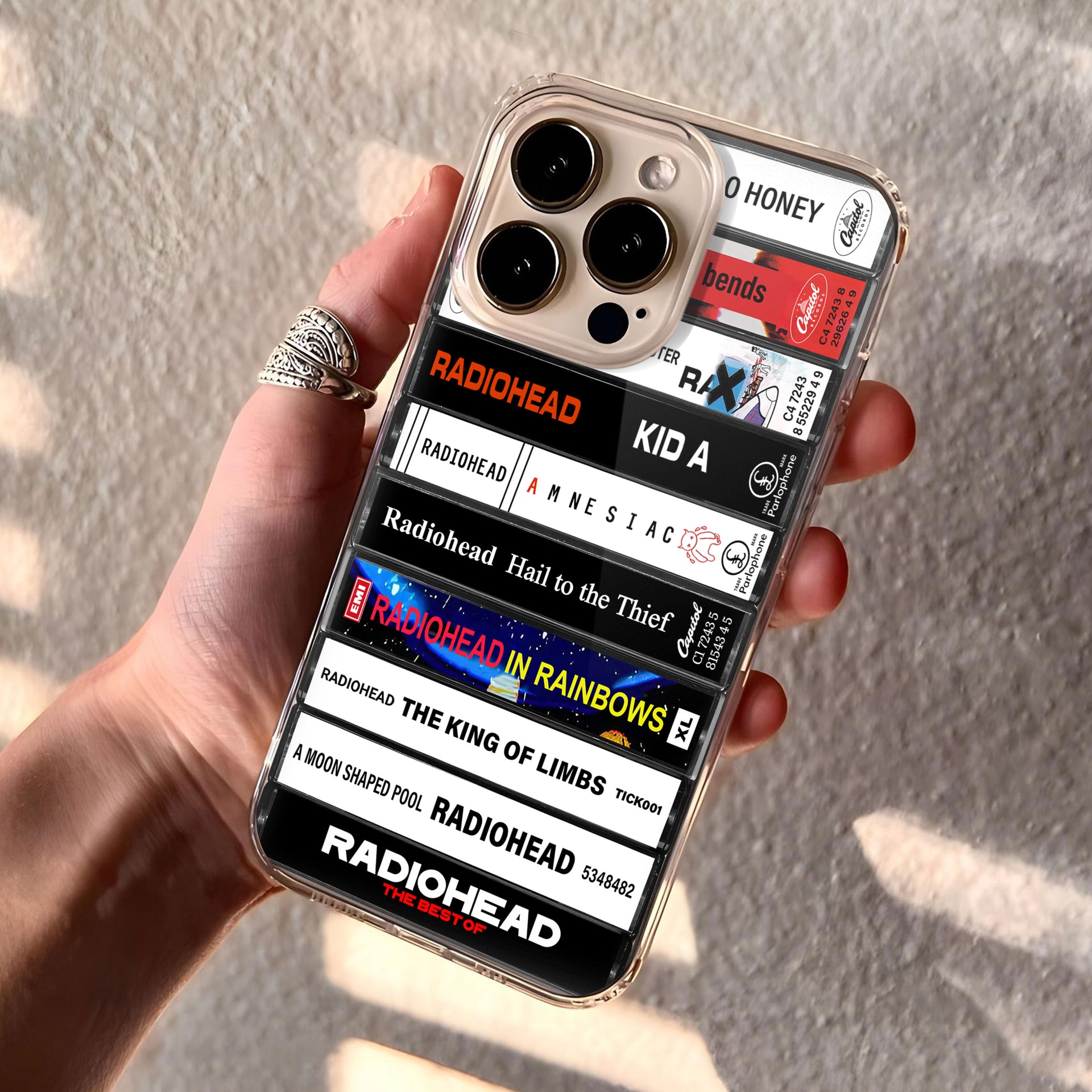 Radiohead Albums Cassette Collection Retro Phone Case  MTervoDesign