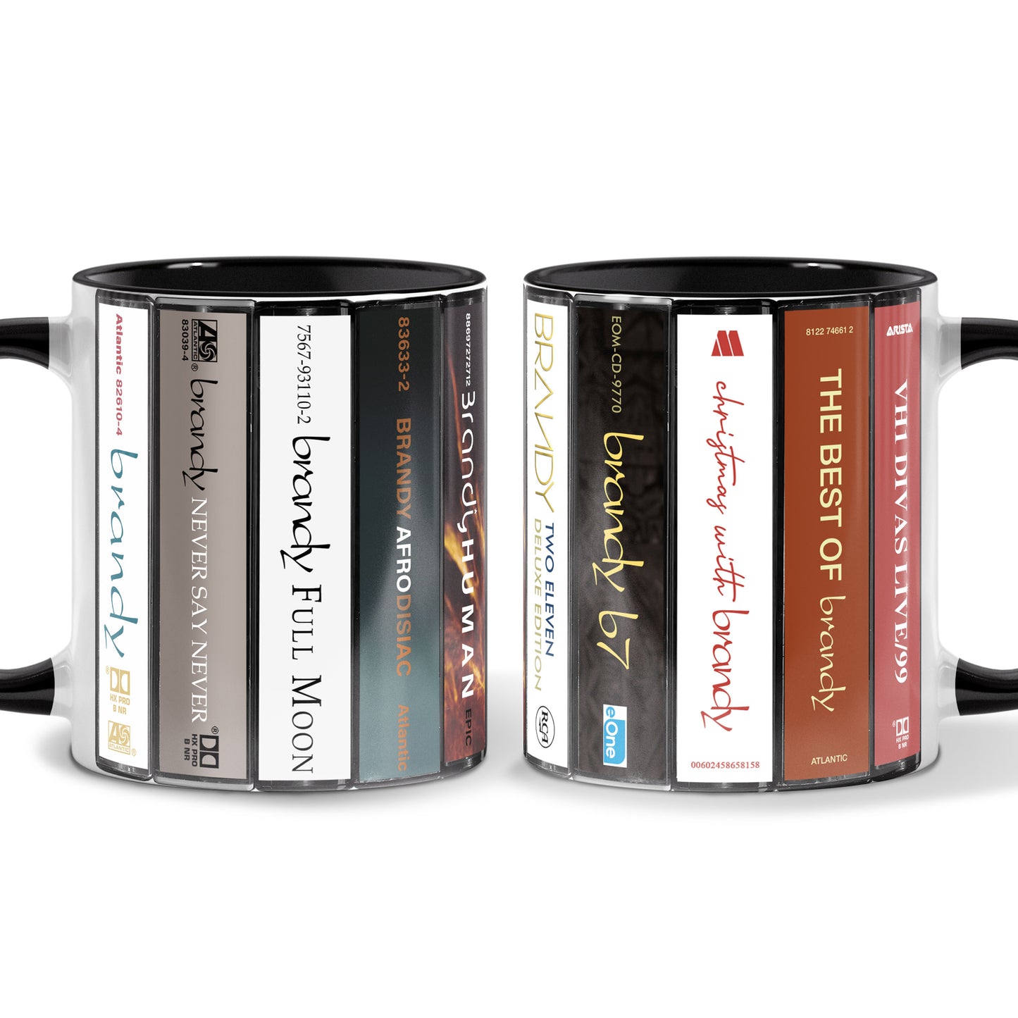 Brandy Norwood Albums Cassette Collection Retro Accent Mug