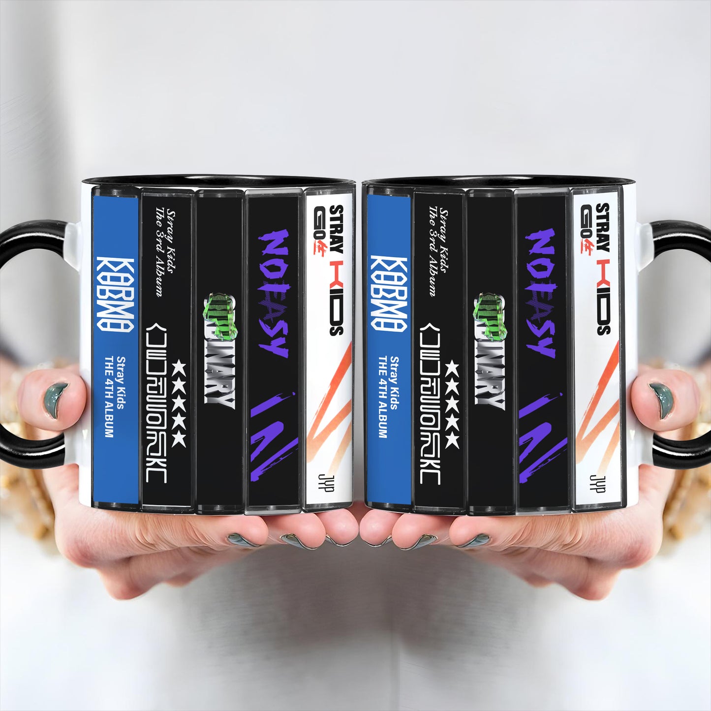 Stray Kids Albums Cassette Collection Retro Accent Mug