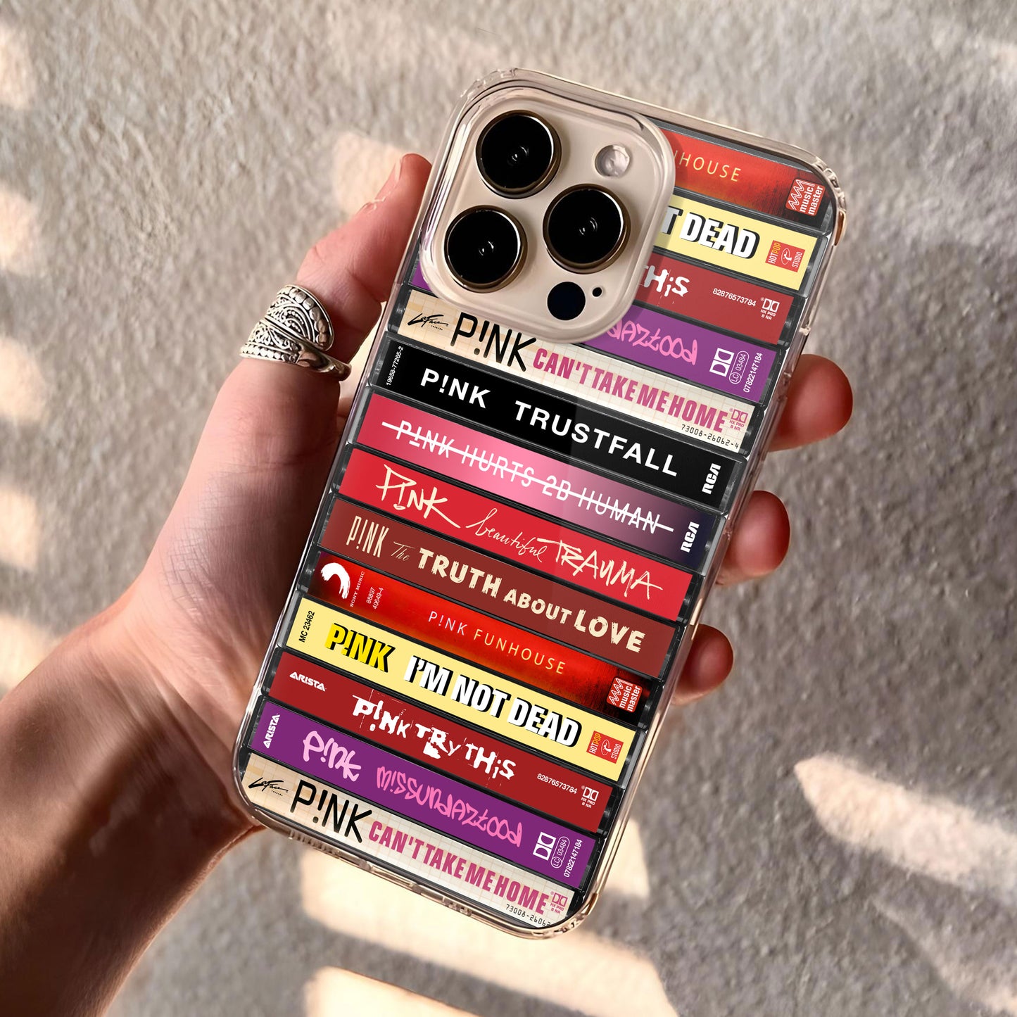 P!NK Albums Cassette Collection Retro Phone Case