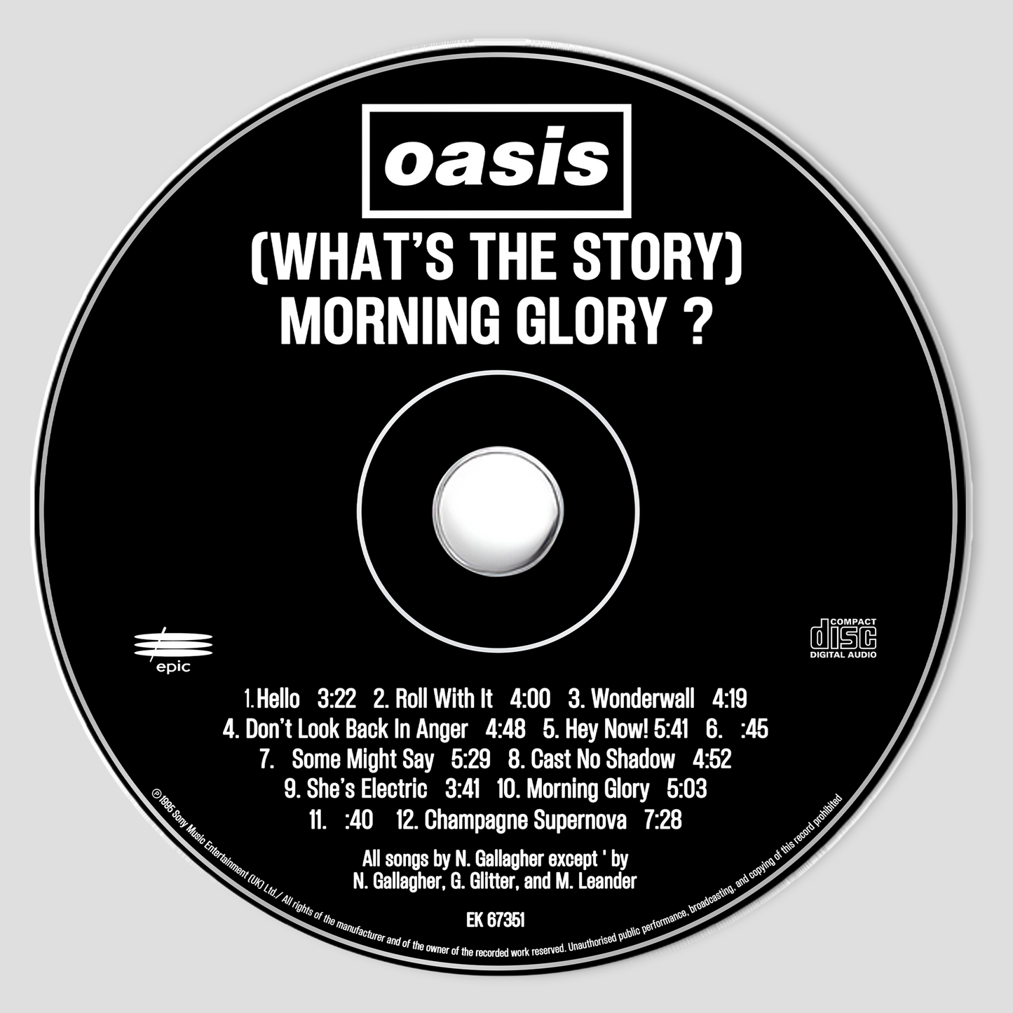 (What's The Story) Morning Glory? CD Magnetic Phone Grip - Oasis