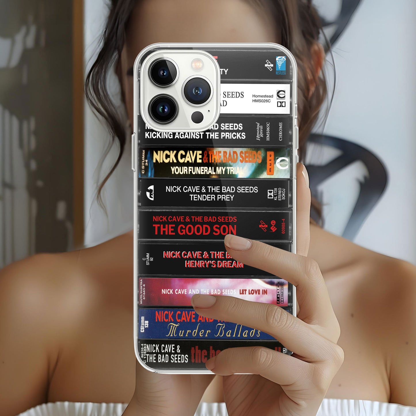 Nick Cave and the Bad Seeds Albums Cassette Collection Retro Phone Case