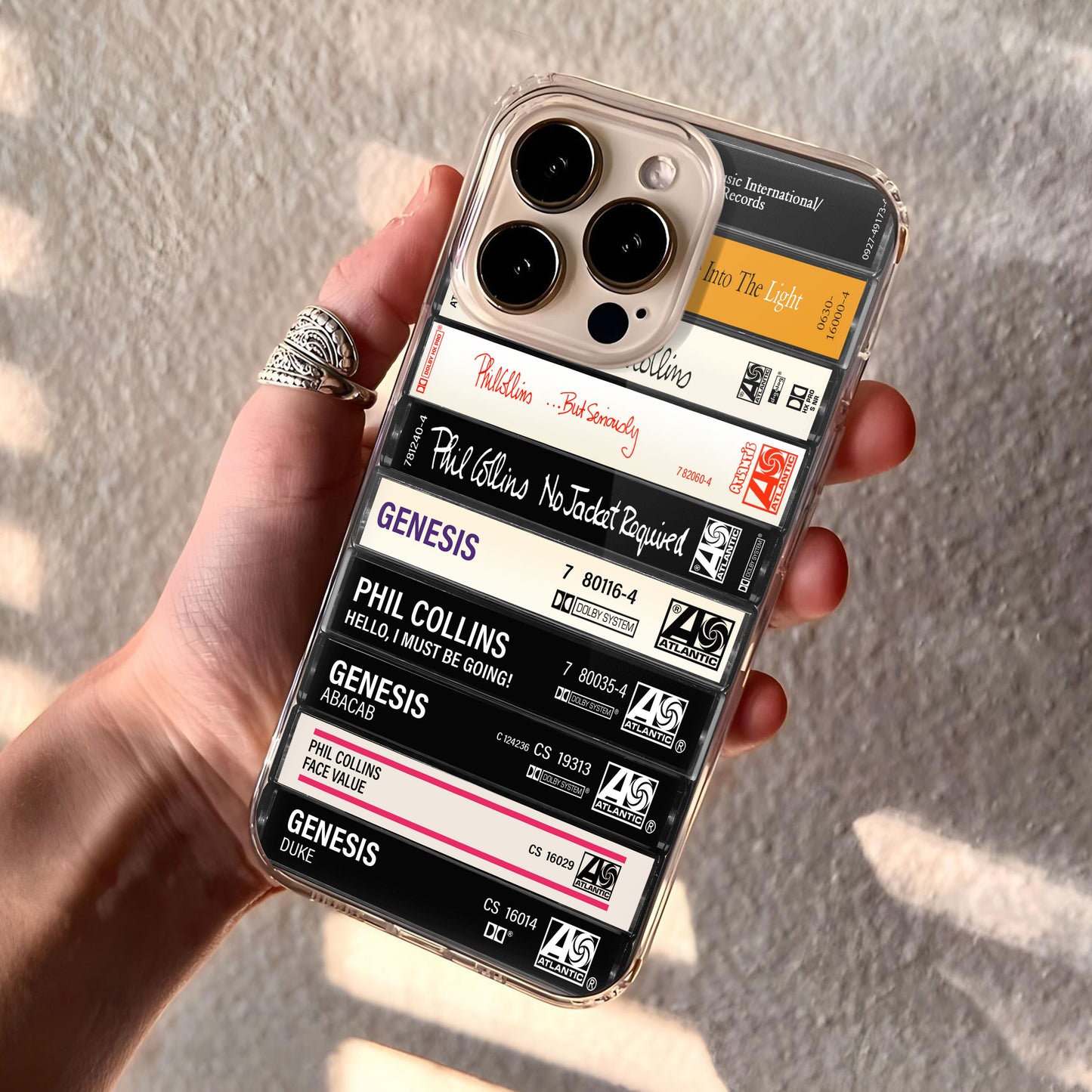 Phil Collins Albums Cassette Collection Retro Phone Case