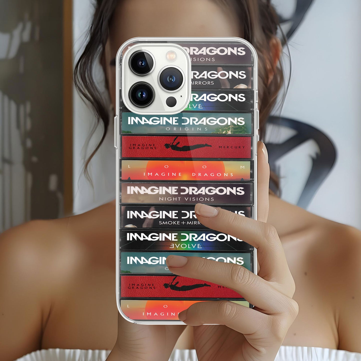 Imagine Dragons Albums Cassette Collection Retro Phone Case