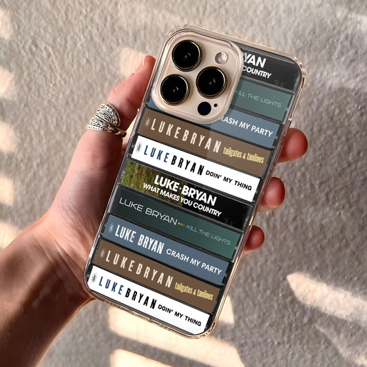 Luke Bryan Albums Cassette Collection Retro Phone Case