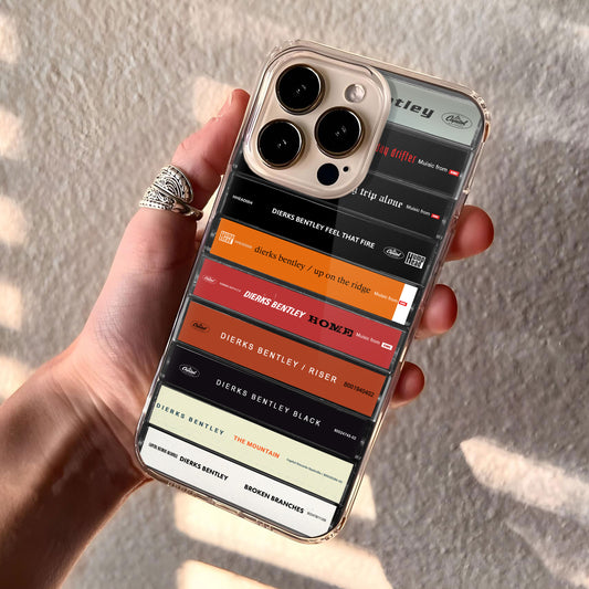 Dierks Bentley Albums Cassette Collection Retro Phone Case