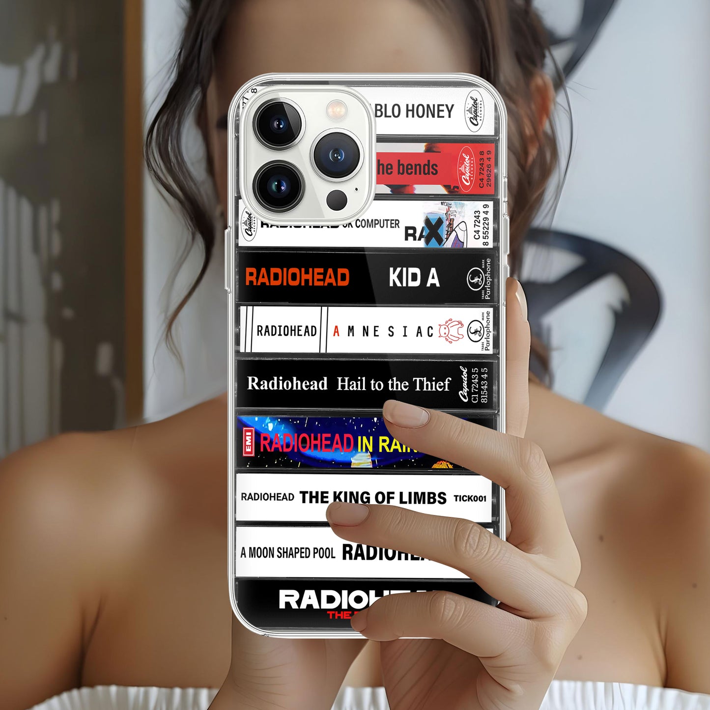 Radiohead Albums Cassette Collection Retro Phone Case