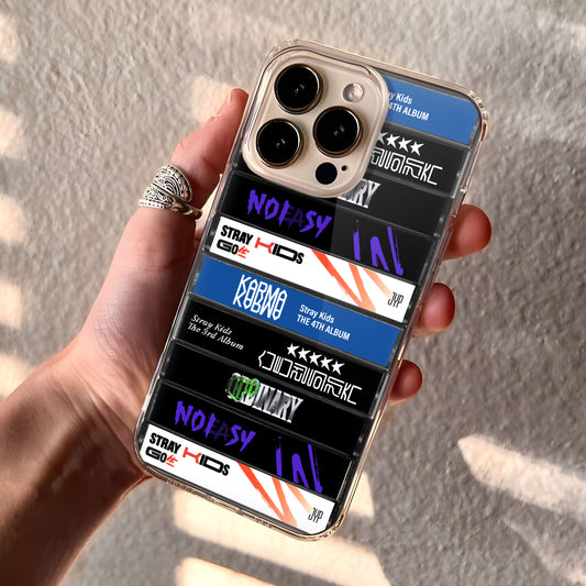 Stray Kids Albums Cassette Collection Retro Phone Case
