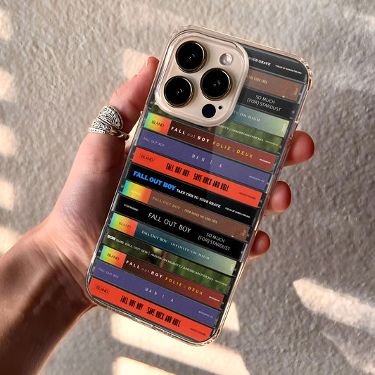 Fall Out Boy Albums Cassette Collection Retro Phone Case