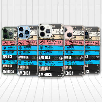 America Albums Cassette Collection Retro Phone Case