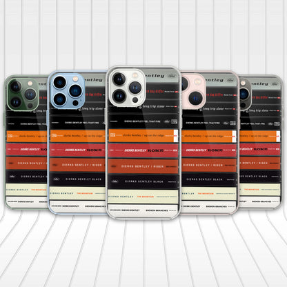 Dierks Bentley Albums Cassette Collection Retro Phone Case