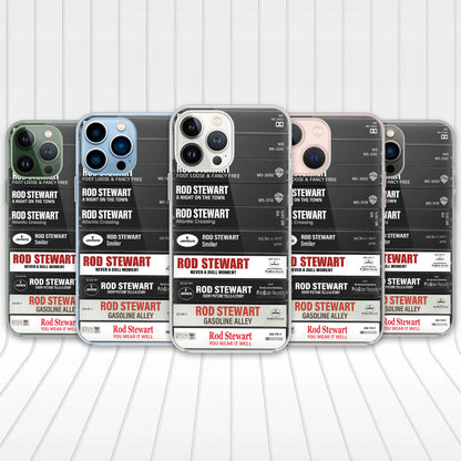 Rod Stewart Albums Cassette Collection Retro Phone Case