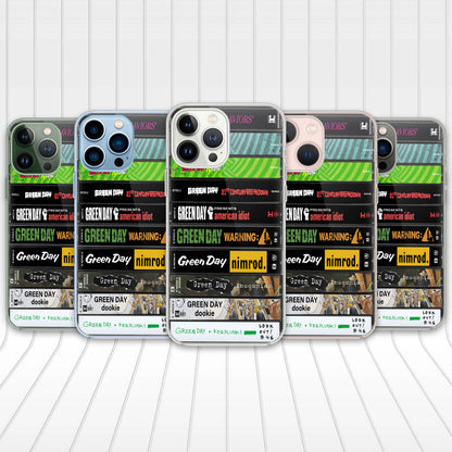 Green Day Albums Cassette Collection Retro MagSafe Phone Case