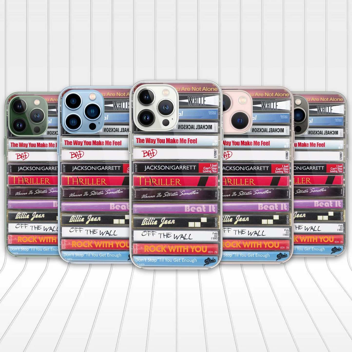 Michael Jackson Music Cassette Collection Retro Phone Case
