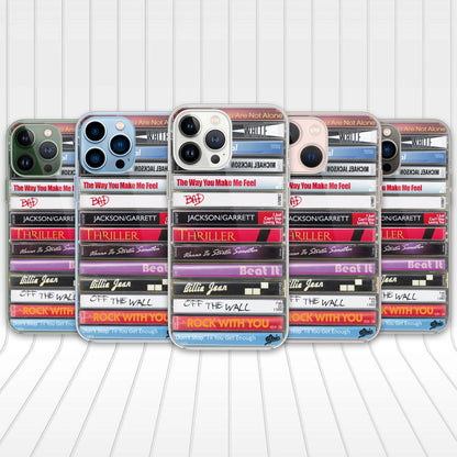 Michael Jackson Music Cassette Collection Retro Phone Case