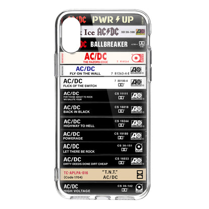 AC/DC Albums Cassette Collection Retro Phone Case