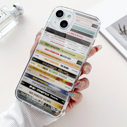 Bruce Springsteen Albums CD Collection Retro Phone Case