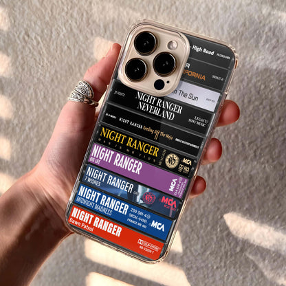 Night Ranger Albums Cassette Collection Retro Phone Case