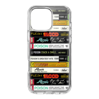 Poison Albums Cassette Collection Retro Phone Case