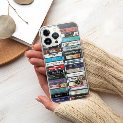90s Classic Music Albums Cassette Collection Retro Phone Case