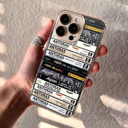 Anthrax Albums Cassette Collection Retro Phone Case