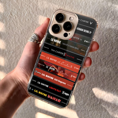 Lil Wayne Albums Cassette Collection Retro Phone Case