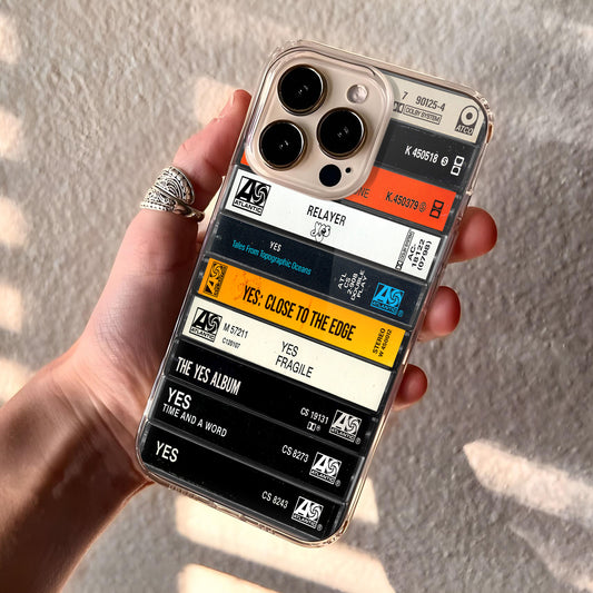 YES Albums Cassette Collection Retro Phone Case