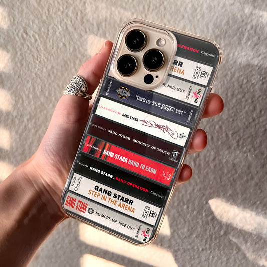 Gang Starr Albums Cassette Collection Retro Phone Case
