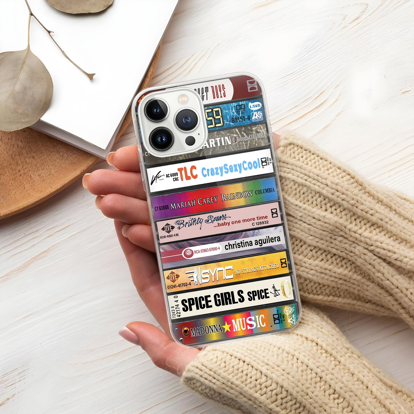 90's Pop Albums Cassette Collection Retro Phone Case