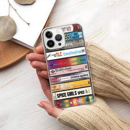 90's Pop Albums Cassette Collection Retro Phone Case