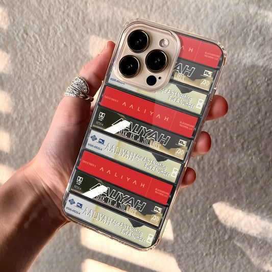 Aaliyah Albums Cassette Collection Retro Phone Case