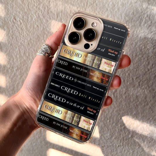 Creed Albums Cassette Collection Retro Phone Case
