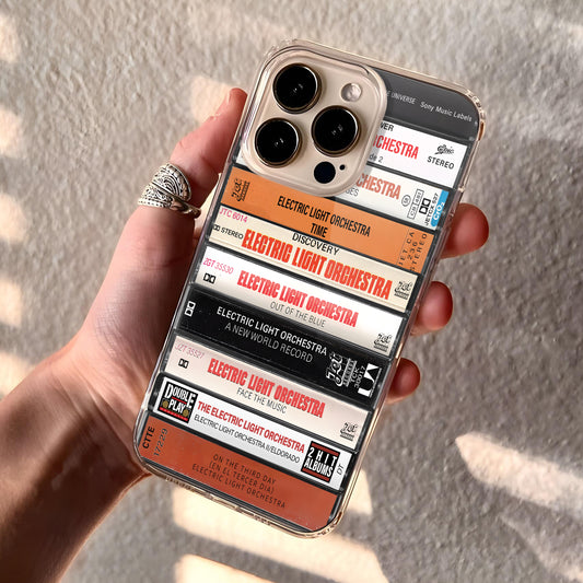 Electric Light Orchestra Albums Cassette Collection Retro Phone Case