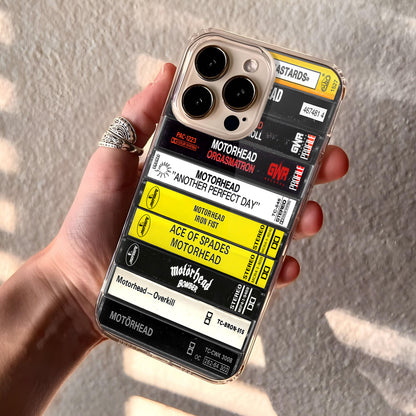 Motorhead Albums Cassette Collection Retro Phone Case