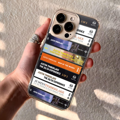 Justin Timberlake Albums Cassette Collection Retro Phone Case