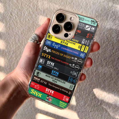 Styx & Dennis DeYoung Albums Cassette Collection Retro Phone Case