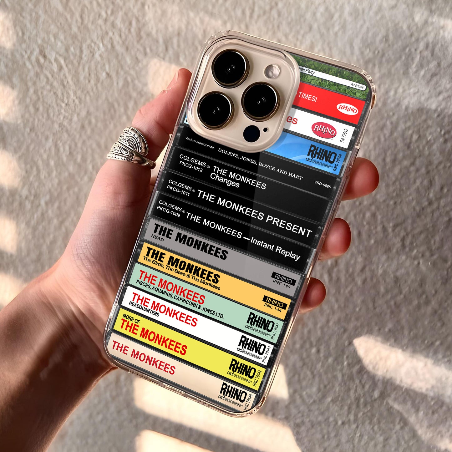 The Monkees Albums Cassette Collection Retro Phone Case